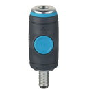 10mm Push Button Safety Coupling Hose Tail | UK Standard Air Compressor Fitting
