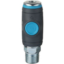 R1/2 BSP Male Thread Push Button Safety Coupling | Professional Quick Connect Air Fitting