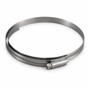 304 Stainless Steel Worm Drive Hose Clip | 184–216mm Adjustable Pipe Clamp