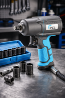 1/2" Drive Turbo Impact Wrench – High-Power Air Tool for Heavy-Duty Automotive & Workshop Use