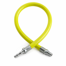 High Visibility Anti-Whip Air Hose Safety Lead 0.6m – 10mm ID Hose with 1/4" Male Thread Adaptor