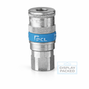 1/4" Female Thread Quick Release Air Line Coupling – Pneumatic Connector (Display Packed)