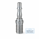 12.7mm (½") Steel Air Hose Tailpiece Adaptor | Quick Coupling Connector for Pneumatic Systems