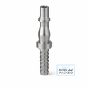 6.35mm (1/4") Steel Air Hose Tailpiece Adaptor | Pneumatic Quick-Coupling Connector