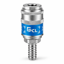Safeflow 9.5mm (3/8") Safety Air Coupling | Hose Tailpiece | Steel Quick Release Connector