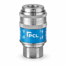 3/8" BSP Female Thread Safety Air Coupling | High Flow Pneumatic Quick Release Connector