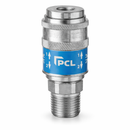 1/2" BSP Male Thread Safety Air Coupling | High Flow Pneumatic Quick Release Connector | UK Stock