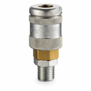 60 Series Quick Release Coupling | R 1/4" BSP Male Thread | Heavy-Duty Steel Air Line Connector