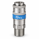 1/2" BSP Male High Flow Quick Release Air Coupling | Professional Pneumatic Connector | UK Stock