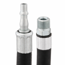10m Rubber Air Hose Assembly | 8mm (5/16") ID | 1/4" BSP Male Thread | 21 Bar | Workshop Grade