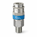 Euro Quick Release Coupling 1/4" BSP Male Thread | Professional Air Line Connector | UK Stock
