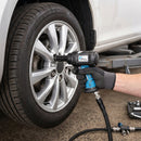 Compact 1/2" Drive Stubby Air Impact Wrench – High Torque Pneumatic Short Body Impact Gun for Automotive & Workshop Use