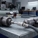 1/4" BSP Male Thread Pneumatic Air Line Adaptor | Professional Grade Steel Connector | UK Stock