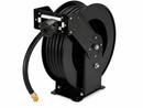 Heavy Duty Steel Hose Reel with 15m Air Hose | Dual Arm | 3/8" Hose | 1/4" BSP | Workshop Grade