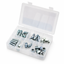 Professional Air Hose Connector Kit – Assorted Pneumatic Fittings, Adaptors & Couplings in Storage Case