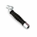 Short Twin Hold-On Tyre Valve Connector | Open End | Female Rp 1/4" BSP | Display Packed