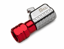 Straight Swivel Tyre Valve Connector | 1/4" BSP Female | Clip-On Closed End | Professional Air Line Fitting