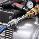 1/4" BSP Male Thread Pneumatic Air Line Adaptor | Professional Grade Steel Connector | UK Stock