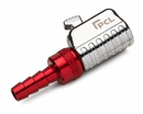 Straight Swivel Tyre Valve Connector | 8mm Hose Tailpiece | Closed-End Clip-On | 11 Bar / 160 PSI