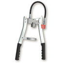 Light Gray Double Lever Grease Gun, 300mm flexible nozzle
