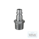 XF-Euro Male Adaptor R 3/8 BSP | Professional Air Line Connector | Display Packed