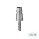 XF-Euro Adaptor 4mm I/D Hose Tailpiece | Professional Pneumatic Fitting | Display Packed