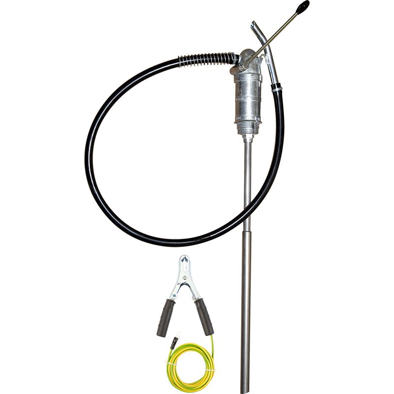 Light Gray K 10 C Hand Pump Kit with Grounding Wire