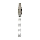 Mini Pneumatic Push-Fit Adaptor 4mm ID × 6mm OD with Anti-Kink Spring | Premium Tube Connector