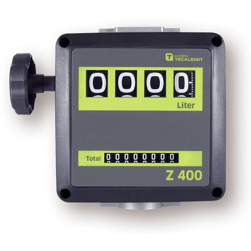 Dim Gray Z400 Flow Meter, Direction from Bottom to Top