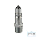 100 Series Male Thread Adaptor R3/8 | Premium Steel Quick Release Fitting UK