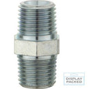 1/4" BSP Double Union Connector | Steel Male-to-Male Straight Airline Fitting