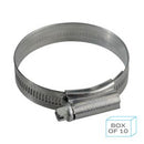 Jubilee Hose Clip Size 2 (40-55mm) Mild Steel Zinc Plated (Supplied in Box of 10)