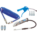 PCL Air Accessory Kit 10m Blue PU Hose | 5-Piece Professional Airline Starter Set