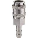 Dark Gray Mini Coupling 6mm i/d Hose Tailpiece