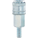 Light Steel Blue KF Coupling 8mm Hose Tailpiece
