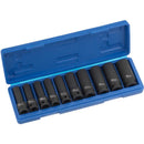 Dark Slate Blue 10 Piece Deep Impact Socket Set, 1/2" Drive
