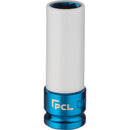 Dark Cyan 17mm A/F, Alloy Wheel Deep Impact Socket, 1/2" Drive