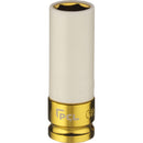 Light Gray 19mm A/F, Alloy Wheel Deep Impact Socket, 1/2" Drive