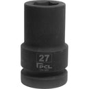 Dark Slate Gray 27mm A/F, Deep Impact Socket, 1" Drive