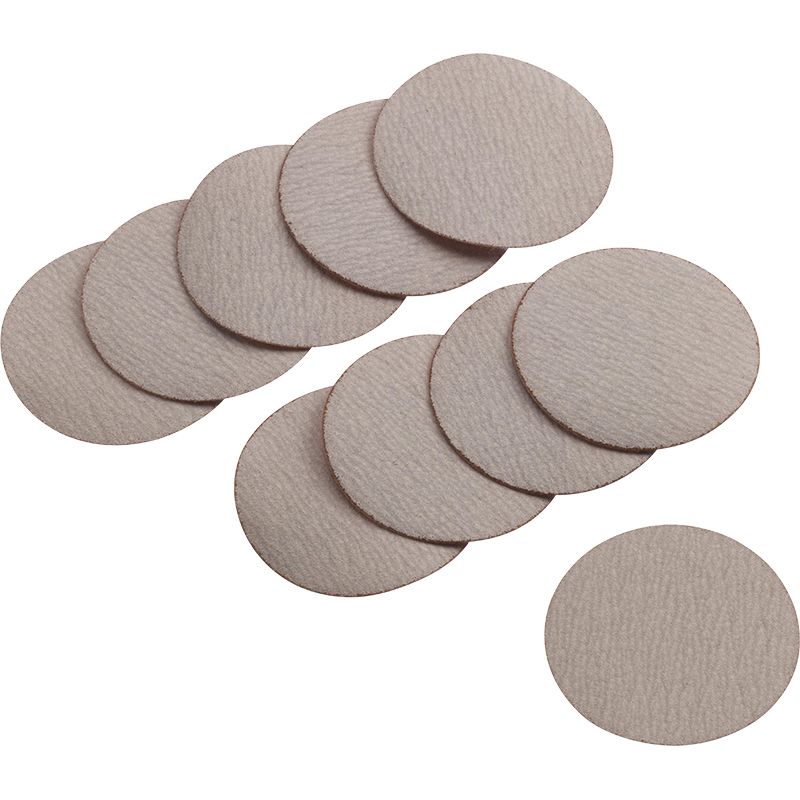 Dark Gray 50mm (2") Sandpaper Discs Grade 240 (10 per Pack)