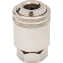 Light Gray 12V1 Clip-On Connector, Open End, Female Thread Rc 1/4