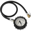 Light Gray Tyre Check Dial Gauge (63mm Dia) 0-170 psi & 0-12 bar, Euro Clip-On Connector