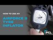 Airforce II Tyre Inflator 0-170 psi & 0-12 bar, 2.7m Hose Twin Clip-on Connector