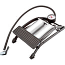 Dim Gray Footpump Double Barrel 0-100 psi & 0-7 bar Gauge