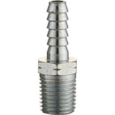 Gray NPT Hose Tail for 6.35mm (1/4) i/d Hose to Male Thread 1/4 NPT