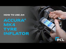 Dark Slate Gray ACCURA MK4 Tyre Inflator 0.53m Hose Single Clip-on Connector