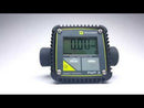 Light Gray FMT 3 Electronic Flow Meter (Horizontal Orientation)