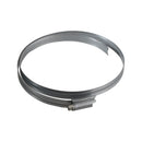 Dim Gray Jubilee Hose Clip Size 9.5 (210-242mm) Mild Steel Zinc Plated