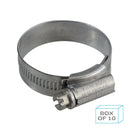 Slate Gray Jubilee Hose Clip Size 1X (30-40mm) Mild Steel Zinc Plated (Supplied in Box of 10)