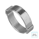 Dark Gray Jubilee O Clips Size 1113 (11-13mm Clamping Range) Bag of 50